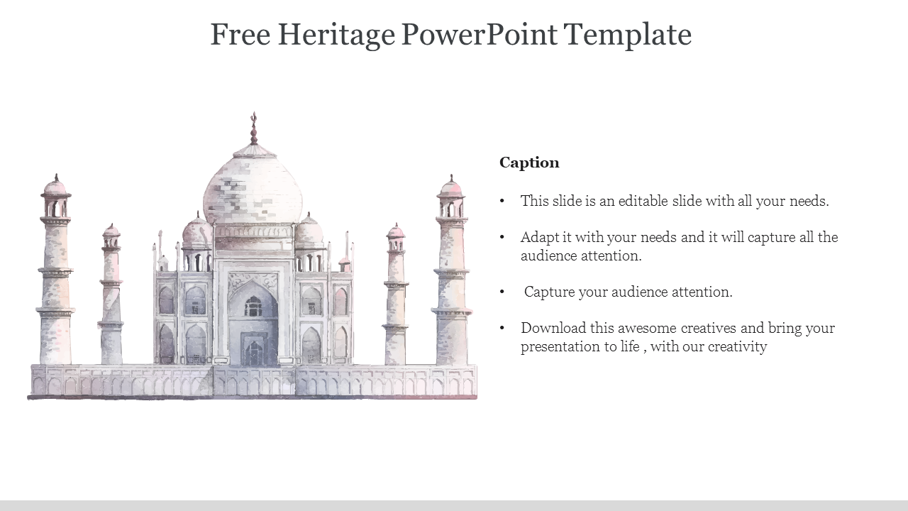Free - Best Free Heritage PowerPoint Template 
